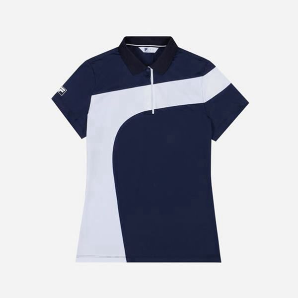 Camisas Polo Fila Mulher Azul Marinho - Fila Golf Single S/S Loja Online Portugal,YTBQ-71892